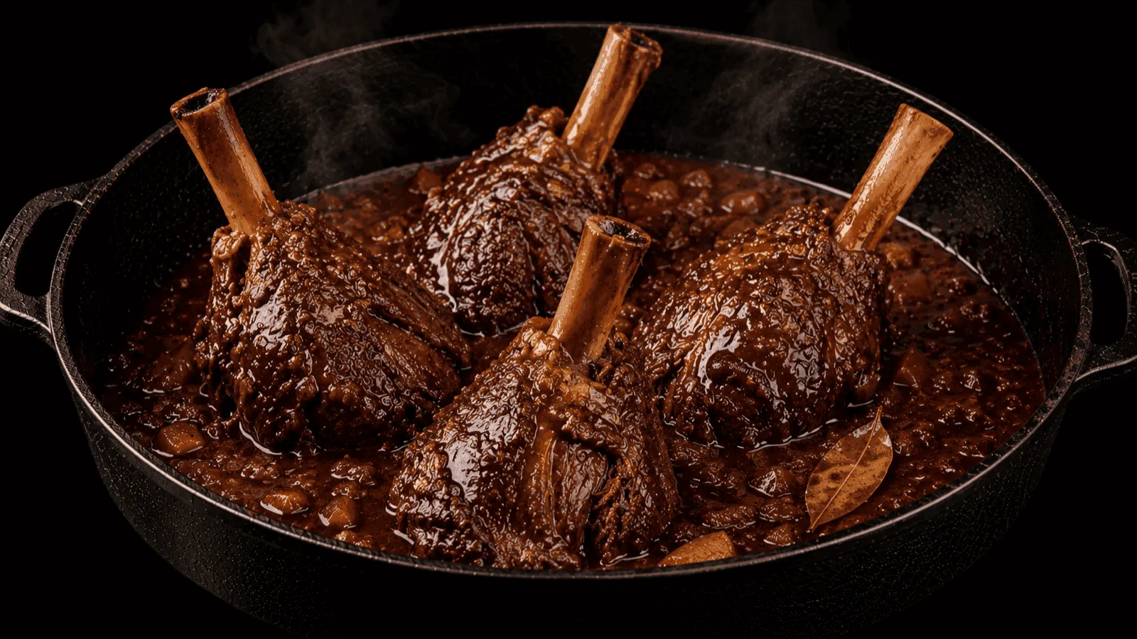 Red Wine-Braised Lamb Shanks